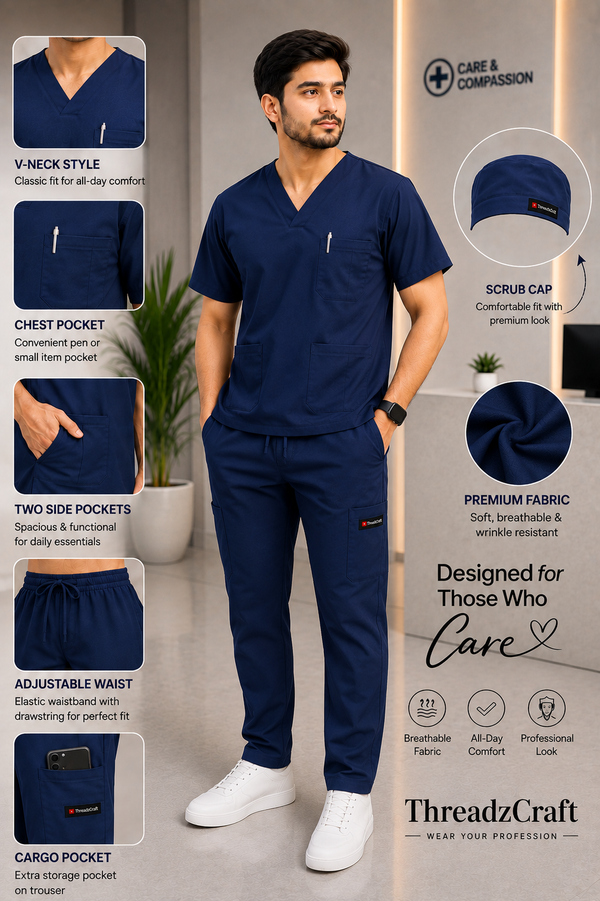 Imported Stretchable Medical Scrubs for Men & Women