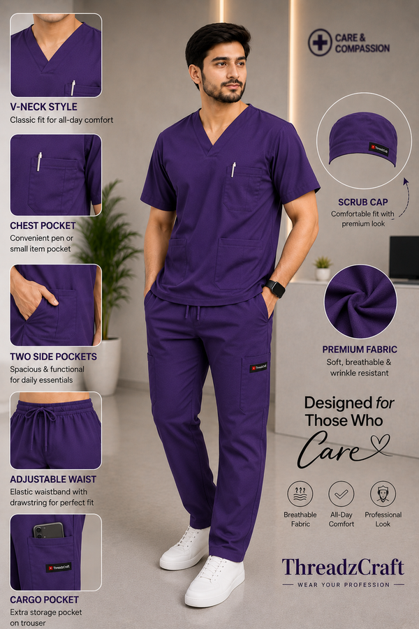 Imported Stretchable Medical Scrubs for Men & Women