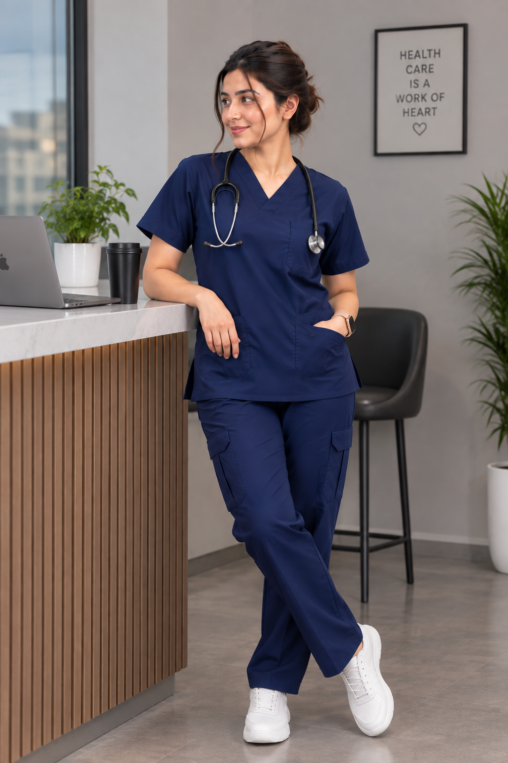 Imported Stretchable Medical Scrubs for Men & Women