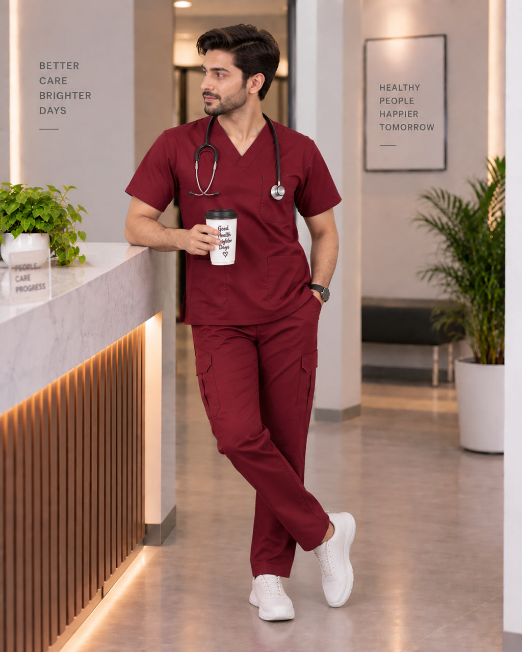 Imported Stretchable Medical Scrubs for Men & Women