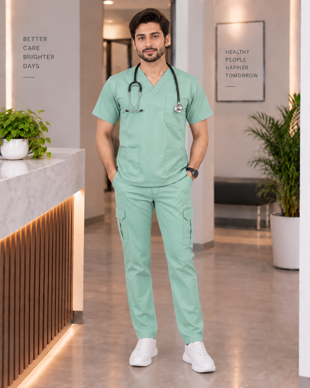 Imported Stretchable Medical Scrubs for Men & Women
