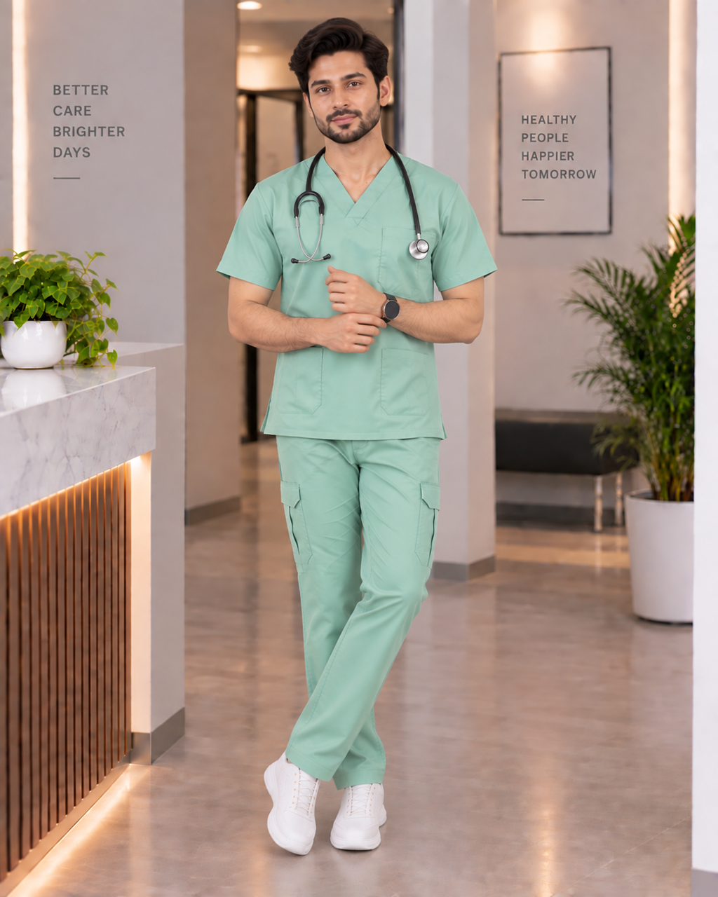 Imported Stretchable Medical Scrubs for Men & Women