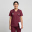 Female Mehroon Premium Medical Scrubs