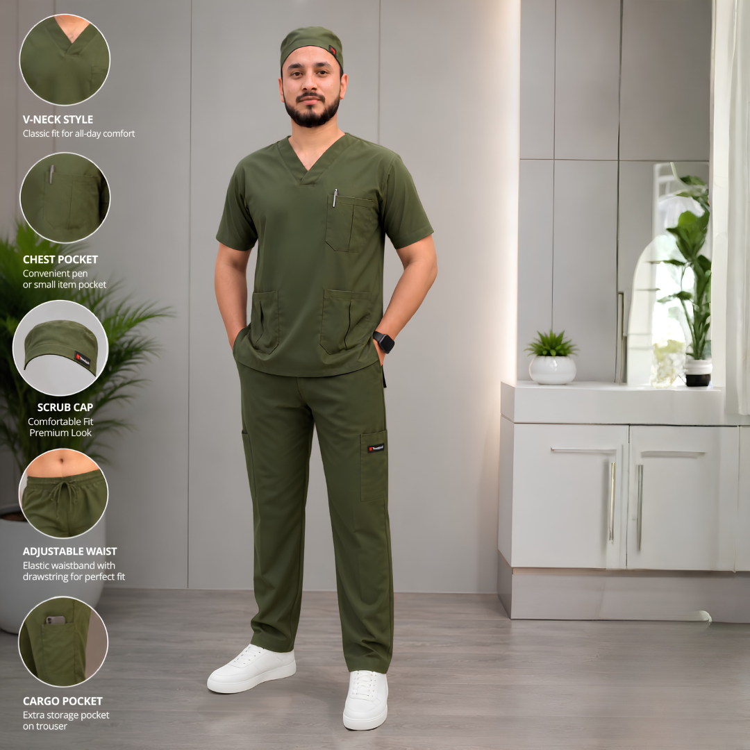 Imported Stretchable Medical Scrubs for Men & Women