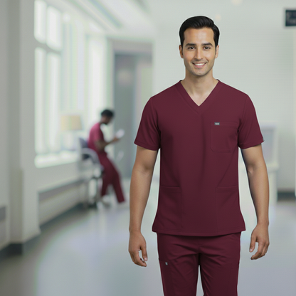Mehroon Premium Medical Scrubs