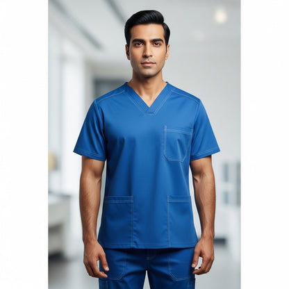 Blue Premium Medical Scrub